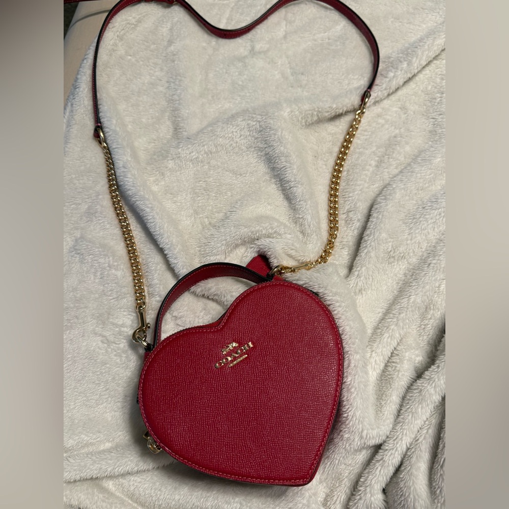 Coach heart Crossbody